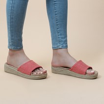 크리스제이 여성용 베이직 라탄 슬리퍼 3.5cm GUA35