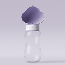 아티펫 반려동물 심플 휴대용 식수 물병, 퍼플(L), 1개