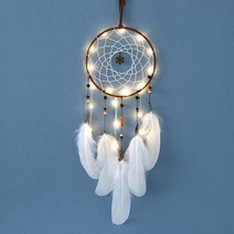 앤트비앤티 벽장식 인디언 드림캐쳐 LED, 혼합색상