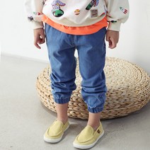 초코몽 아동용 데님밴드바지
