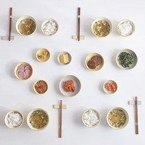 밀양본차이나 새로이 4인 디너 그릇세트, 그레이옐로우, 24p