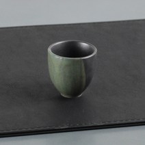 달소금 도자기 하프 술잔 숲, 1개, 단품