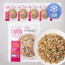 라이틀리 잡채 곤약 볶음밥 (냉동), 200g, 6입