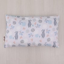 보떼하우스 순면 캠핑 베개 커버, 피싱베어 블루