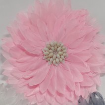 JHCompany 컬러 플라워 행잉 오브제, 핑크