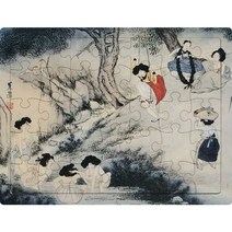 퍼즐갤러리 민화 치매예방 효도 판퍼즐 단오도 신윤복 M, 1개, 35피스