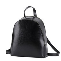 여성용 모던 더블지퍼 라인 백팩