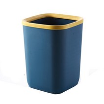 북유럽 사각 쓰레기통, 04 네이비 블루 소, 1개