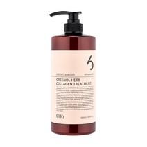 CH6 그리놀 허브 콜라겐 트리트먼트 그린티우드향, 1000ml, 1개