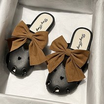 맙소샵 여성용 왕리본 펀칭 아쿠아 샌들 RK1159