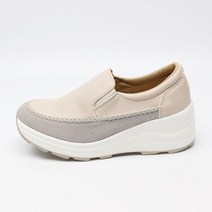 벨라노이 투톤 손꼬멤 키높이 베이직 슬립온 6cm