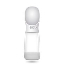 퍼피맨 pb+ 간식 보관형 애견물통 380ml, 화이트, 1개