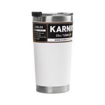 카르닉 이중 진공 스텐 텀블러, 화이트, 600ml