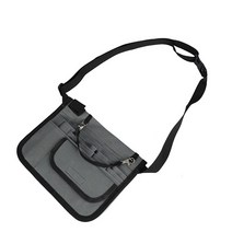 세뇨르킴 휴대용 크로스 힙색 겸용 미니 공구가방 그레이, 1개