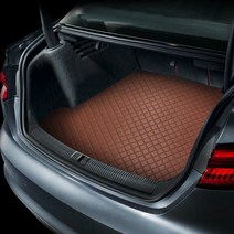 지엠지모터스 퀼팅 가죽 트렁크매트 풀세트, 현대 아반떼 CN7 (2020년~), 브라운