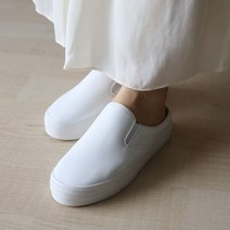 콤마슈 여성용 심플 베이직 데일리 쿠션 뮬 슬립온 SD352