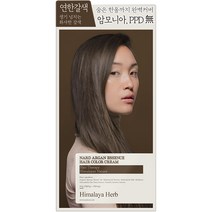 나드 아르간 에센스 새치 염색제, 연한갈색, 1개