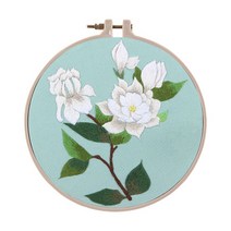 집콕 취미생활 백합 DIY 자수, 1개, 혼합색상