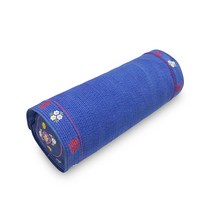 베고자니 피그먼트 충무자수 편백메밀 원형베개, 파랑