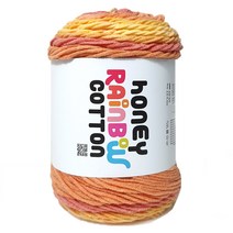 니뜨 허니 레인보우 코튼 뜨개실 100g, 536 옐로우오렌지, 1개