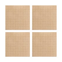 베이직 점착메모지, 크라프트 모눈, 4개