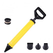 스태리 플라스틱 4 in 1 입구 수동 시멘트 몰탈 코킹건, 1개