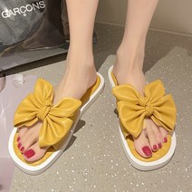 홀리버니 여성용 러블리 빅 리본 포인트 슬리퍼 HLBN42226