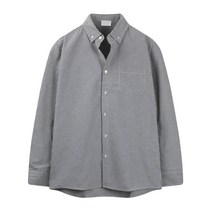 해리슨 남성용 4컬러 피그먼트 워싱 스트라이프 긴팔셔츠 598