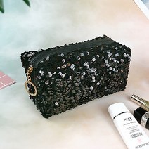 라운드 스팽글 파티 셀러브리티 파우치