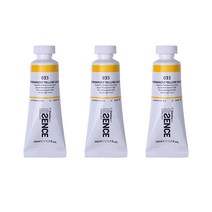신한에쎈스 아크릴 컬러 물감 Tube A 시리즈 퍼머넌트 옐로 라이트 3p, 1색, 50ml