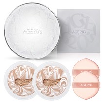 에이지투웨니스 오리지널 어드밴스 팩트 케이스 + 리필 2p, 23호(팩트), 화이트라떼(케이스), 1세트