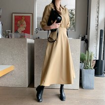 린다샵 케릴라 뒷밴딩 롱 원피스 OPS5974K11
