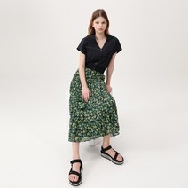 쥬시쥬디 J오슈 플리츠 캉캉 롱스커트 JVSK326H