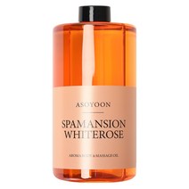 아소윤 스파맨션 아로마 바디 마사지 오일 화이트로즈, 1개, 1000ml