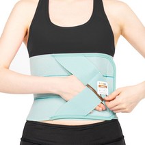 에보그립 의료용 3단 허리 압박용 밴드 민트 M EBO3, 1개