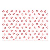스마일 38.5cm x 26cm 포장 노루 유산지, 레드, 120장