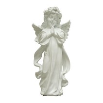 케이트가든 천사 빈티지 장식 촛대 입상, 화이트