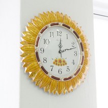 메이니아 해바라기 엔틱 벽시계 400
