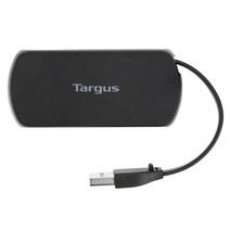타거스 4포트 USB허브 ACH214AP-51, 블랙