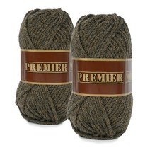 쎄비 프리미어 목도리실 2p, 1445 멜란지브라운