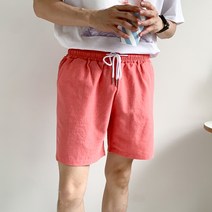 하이후 남성용 코튼 밴딩 반바지