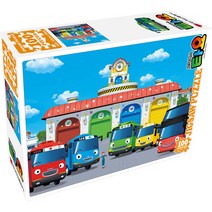 학산문화사 타요 운행 준비 직소퍼즐 HS100-235, 100피스, 혼합색상