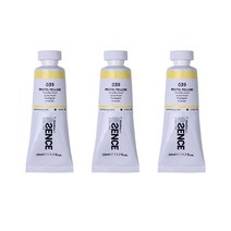 신한에쎈스 아크릴 컬러 물감 Tube A 시리즈 파스텔 옐로 3p, 1색, 50ml