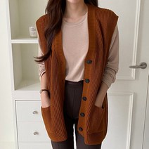 카카오피즈 조끼가디건 임부복