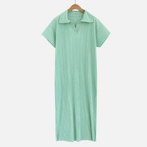 패션풀 바벨 플리츠 반팔 원피스 26793