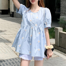 에이홉 임산부 꽃무늬 블라우스