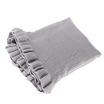 JCP 페미닌 러플 니트 블랭킷