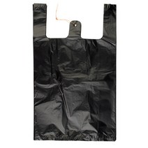 애니돌 손잡이 마트 비닐봉투 검정, 27L, 100개
