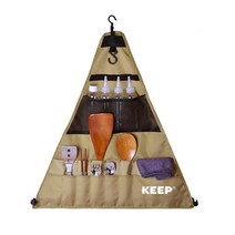 KEEP 캠핑 감성 인디언 행어 멀티 포켓 오거나이저 삼각 대, 혼합색상, 1개