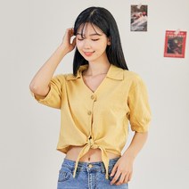 리나이 반팔 블라우스